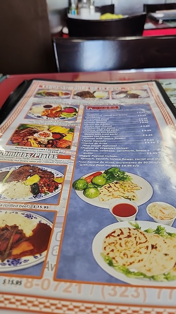 Panderia & Pupuseria Ilobasco Menu - Image 3