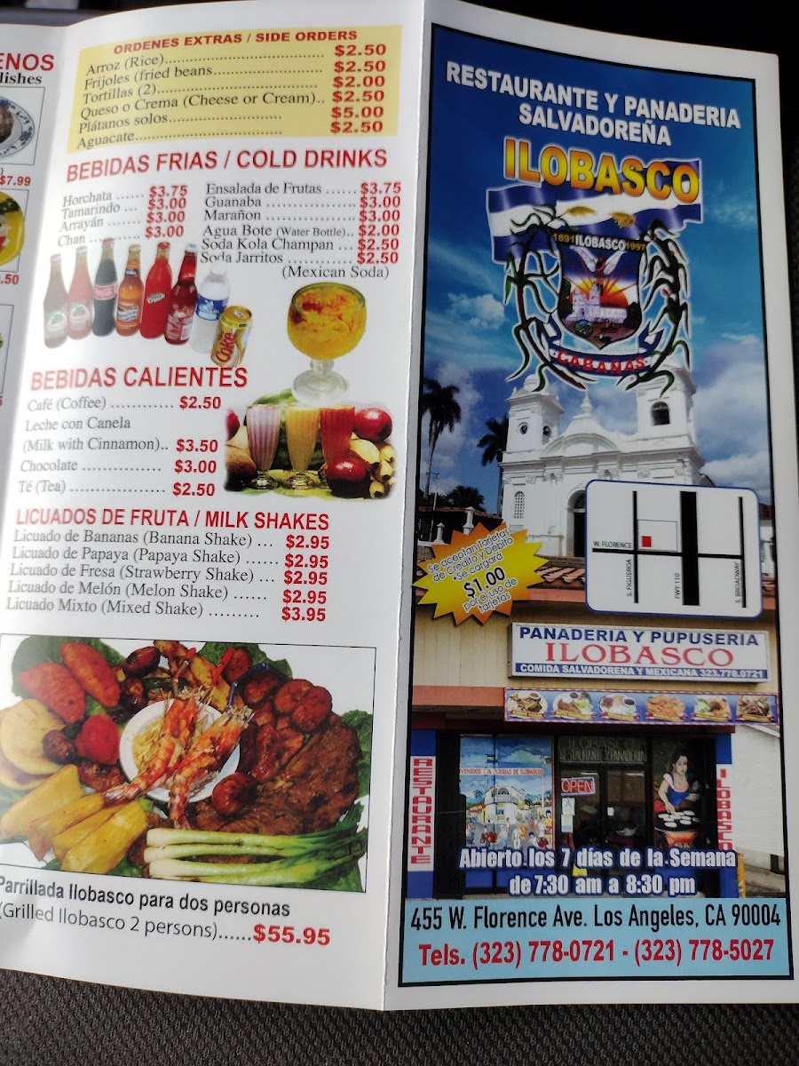 Panderia & Pupuseria Ilobasco Menu - Image 6
